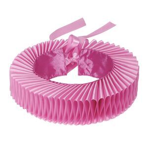 9737 Clown Collar,jester Neck Ruffle Collar,satin Detachable